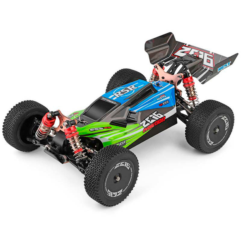 Coche Electrico RTR 1/14 Buggy 4WD 2.4 Motor 550 60KMH Wltoys Verde