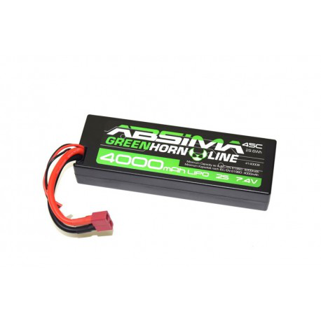 Bateria Absima 4000MAH 2S 7.4V 45C