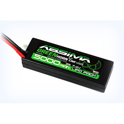 Bateria Absima LiPo Stick Pack 7.4V-50C 5000 Hardcase (T-Plug)