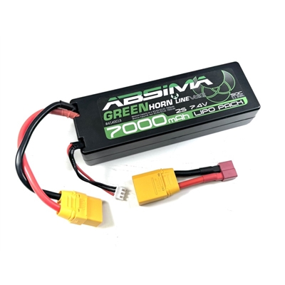 Bateria Absima Greenhorn Vol.2 LiPo 2S 7,4V-50C 7000 HC XT90/T-Plug