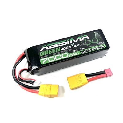Bateria Absima Greenhorn LiPo 3S 11,1V-50C 7000 SC XT90/T-Plug