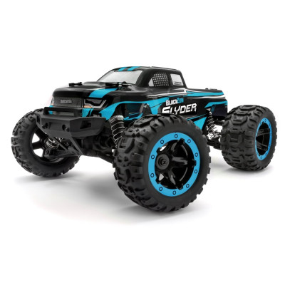 Coche Blackzon Slyder MT 1/16 4WD Electric Monster Truck - Azul