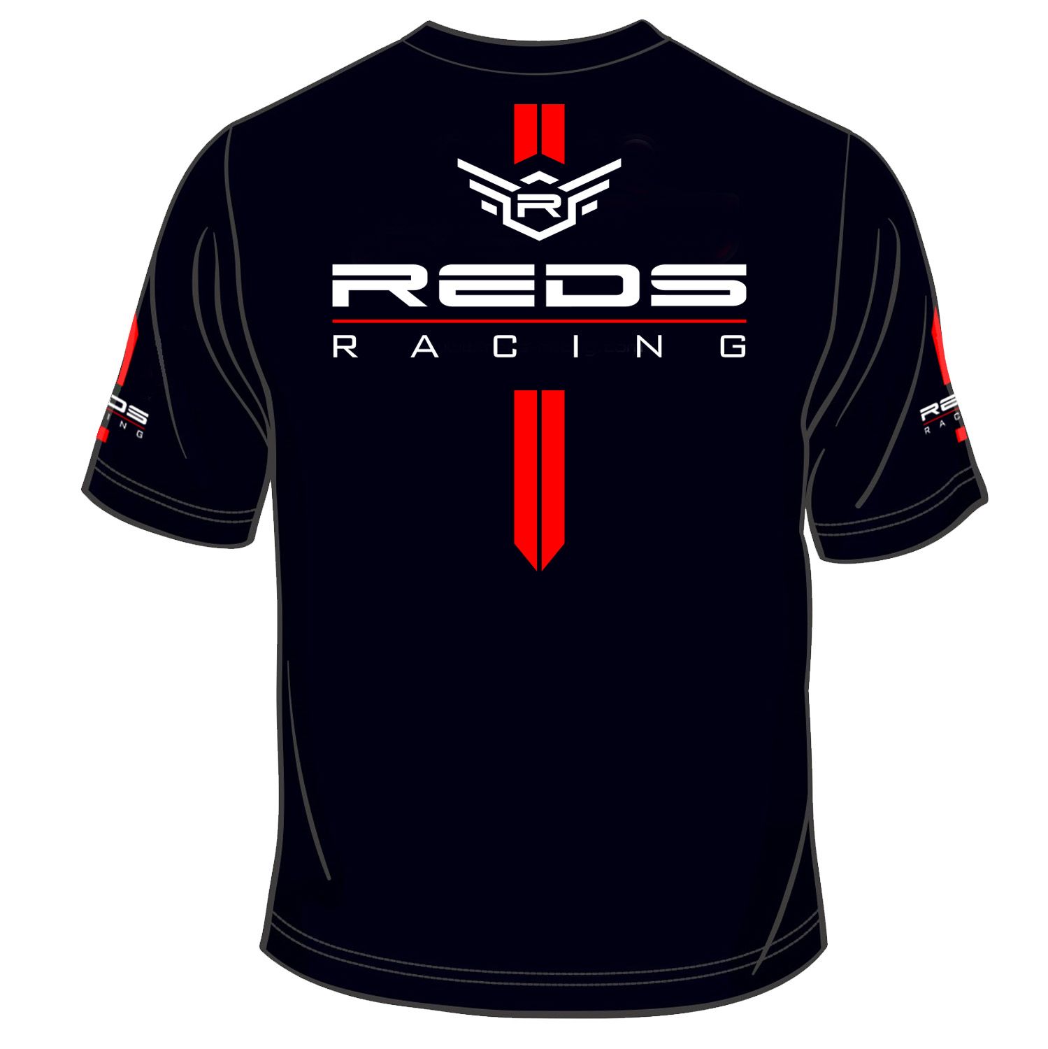Camiseta Nueva Colecion Reds Racing Roja/Negra Talla M