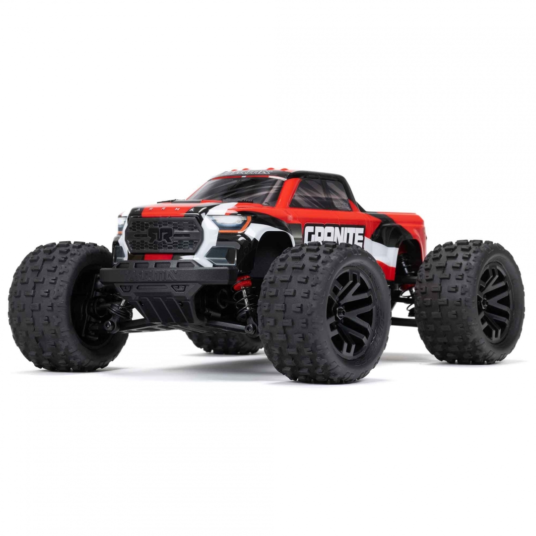 Coche ARRMA 1/18 Granite Grom 4WD MT RTR Rojo