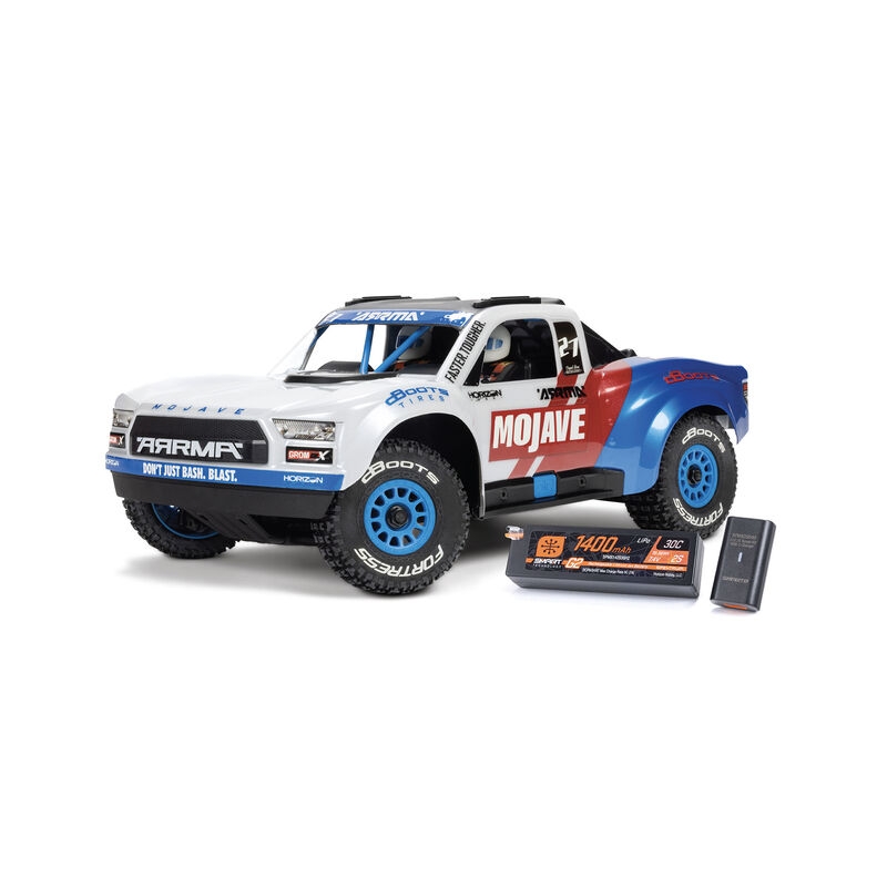 Coche ARRMA Mojave Grom BLX Brushless 4Wd RTR SC Azul Batería y cargador incluido