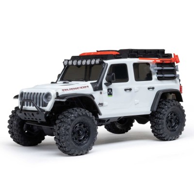 Coche SCX30 Jeep Wrangler JL 1/30 4X4 RTR Brushed Rock Crawler (Battery & Charger Included) White