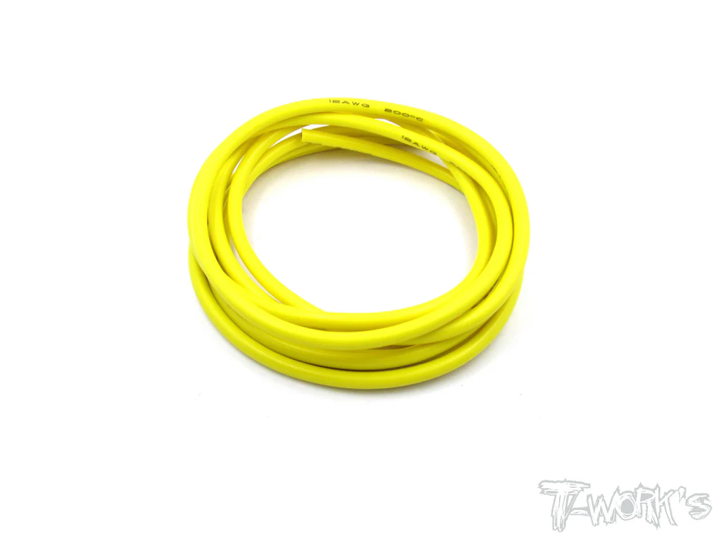 Cable De Silicona Calibre 12 2M Amarillo