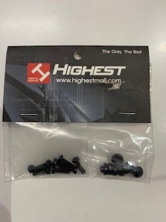 Set Casquillos y Tornillos Negro HIGHEST