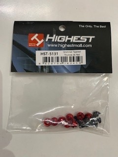 Set Casquillos y Tornillos Rojo HIGHEST