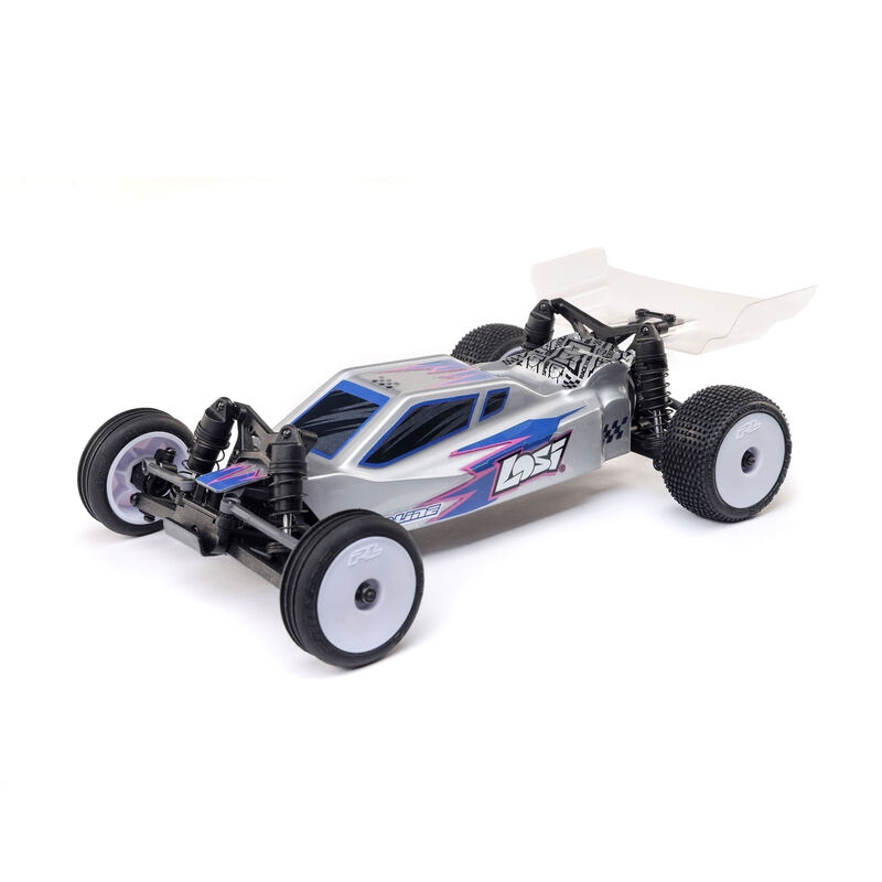 Coche LOSI 1/24 Micro-B 2WD Buggy RTR Gris