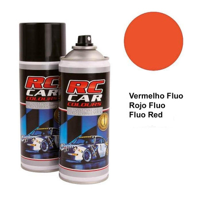 Pintura Lexan Rojo Fluor 150ml