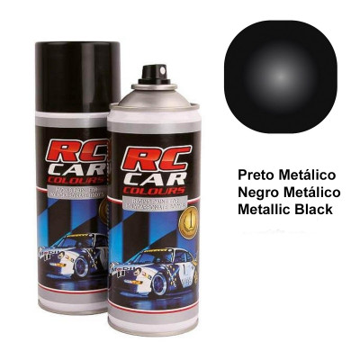 Pintura Lexan Negro Metalizado 150ml