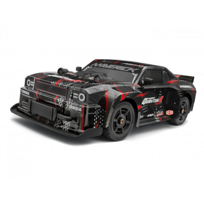 Coche Quantum Flux 4S 1/8 4WD Muscle Car - Black/Red
