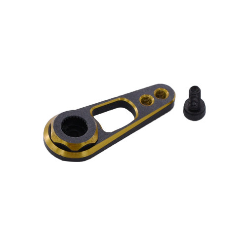 Pala Direccion 25T RcParts Traxxas TRX-4 Negro/Oro