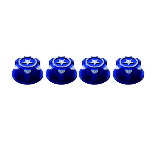 Tuercas Rueda Ciegas 17MM Traxxas RcParts Azul