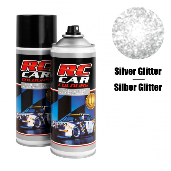 Pintura Lexan Plata Brillantina150ml