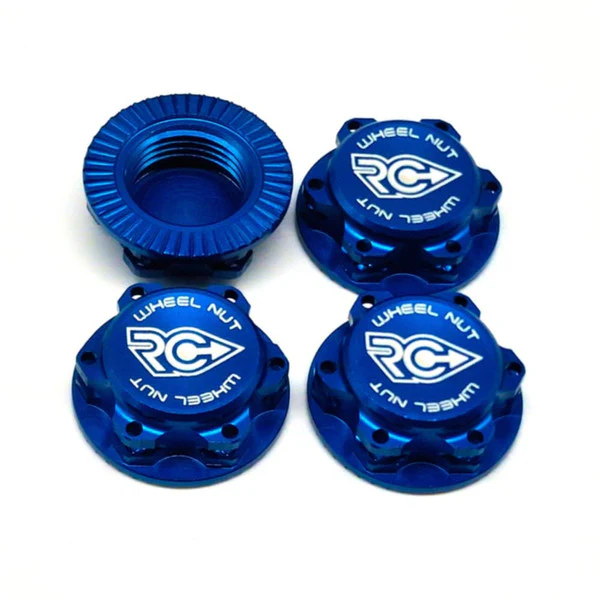 Tuercas De Ruedas 17mm Aluminio RC PROJECT (Azul)