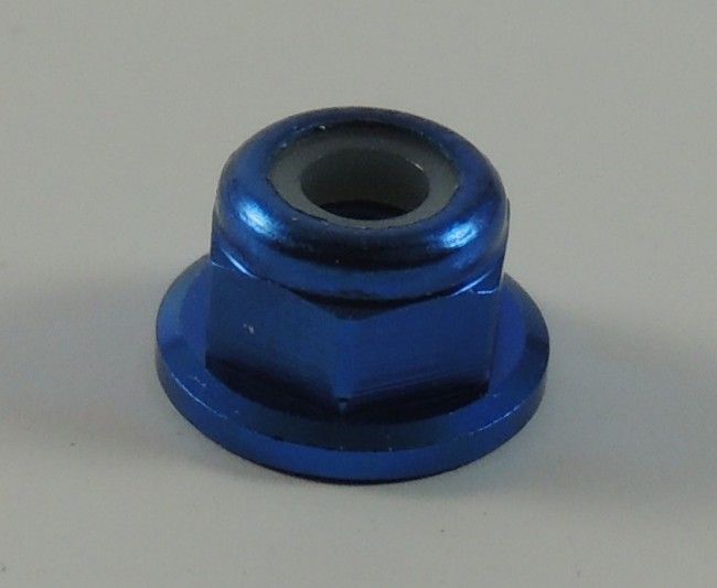 Tuercas Acero Azul Con Base 3MM Sworkz