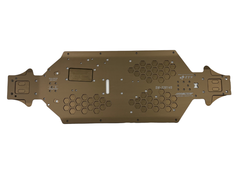 Chasis Aligerado (Estandar)(EJE 115mm) ALUMINIO S35-5Eco SWORKZ