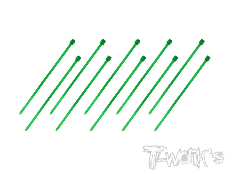 Bridas de Nailon Verde T-Works 3x100 mm