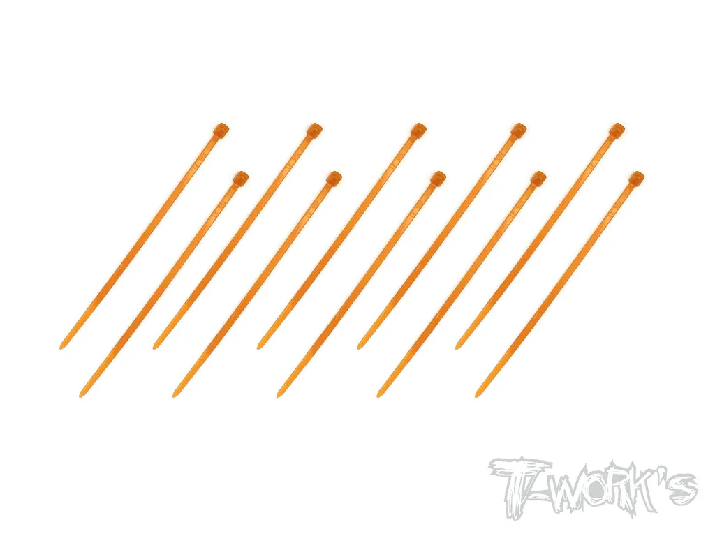 Bridas de Nailon Naranja T-Works 3x100 mm