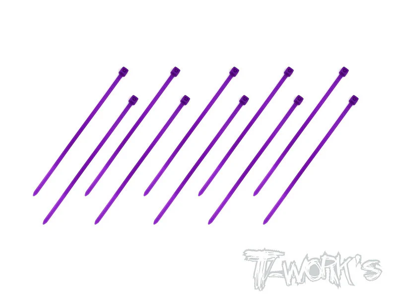 Bridas de Nailon Purpura T-Works 3x100 mm