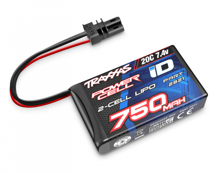 Bateria Lipo Traxxas TRX4M 1/18 750MAH 7.4V 2-CELL 20C