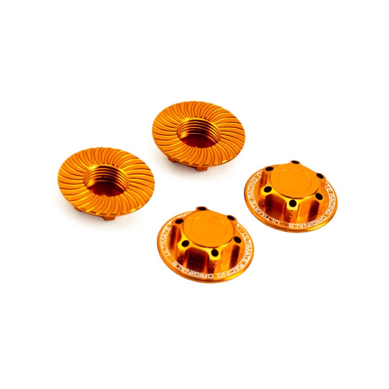 Tuerca Rueda v2 Cerrada ULTIMATE Naranja (4und)