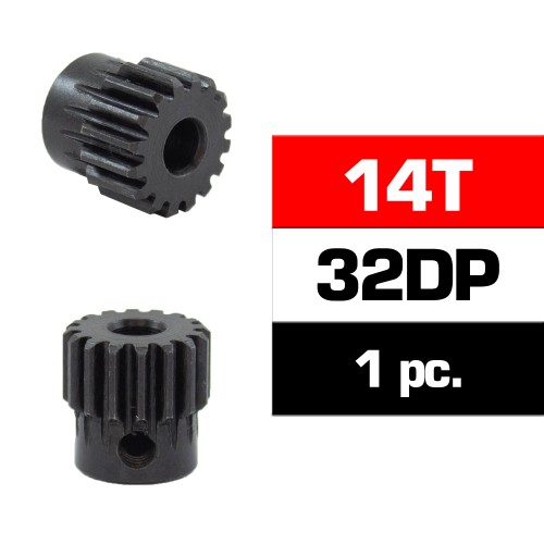Piñon 32DP 14T Acero HSS 5.0mm