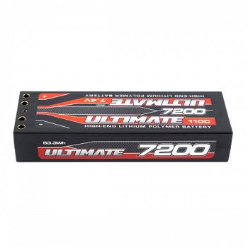 Bateria Lipo Stick 7,4V. 7200 MAH 110C Doble Conexion 4MM