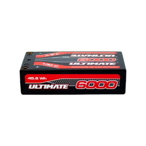 Bateria Ultimate Grafeno HV Lipo Shorty 7.6V. 6000MAH 130C Conexion 5MM