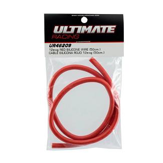 Cable Silicona Rojo 12AWG (50cm)